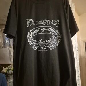H&M Black Lord of the Rings Graphic T-Shirt